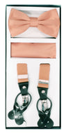 Suspender Set Peach
