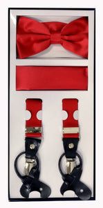 Suspender Set Red