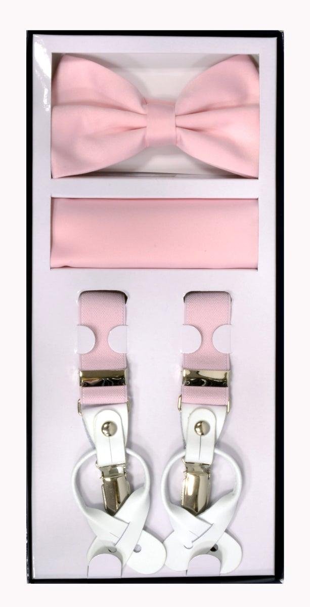 Suspender Set Pink